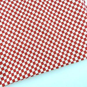 Mexican Fabric 1 Mt Domino red fiesta Fabric for d